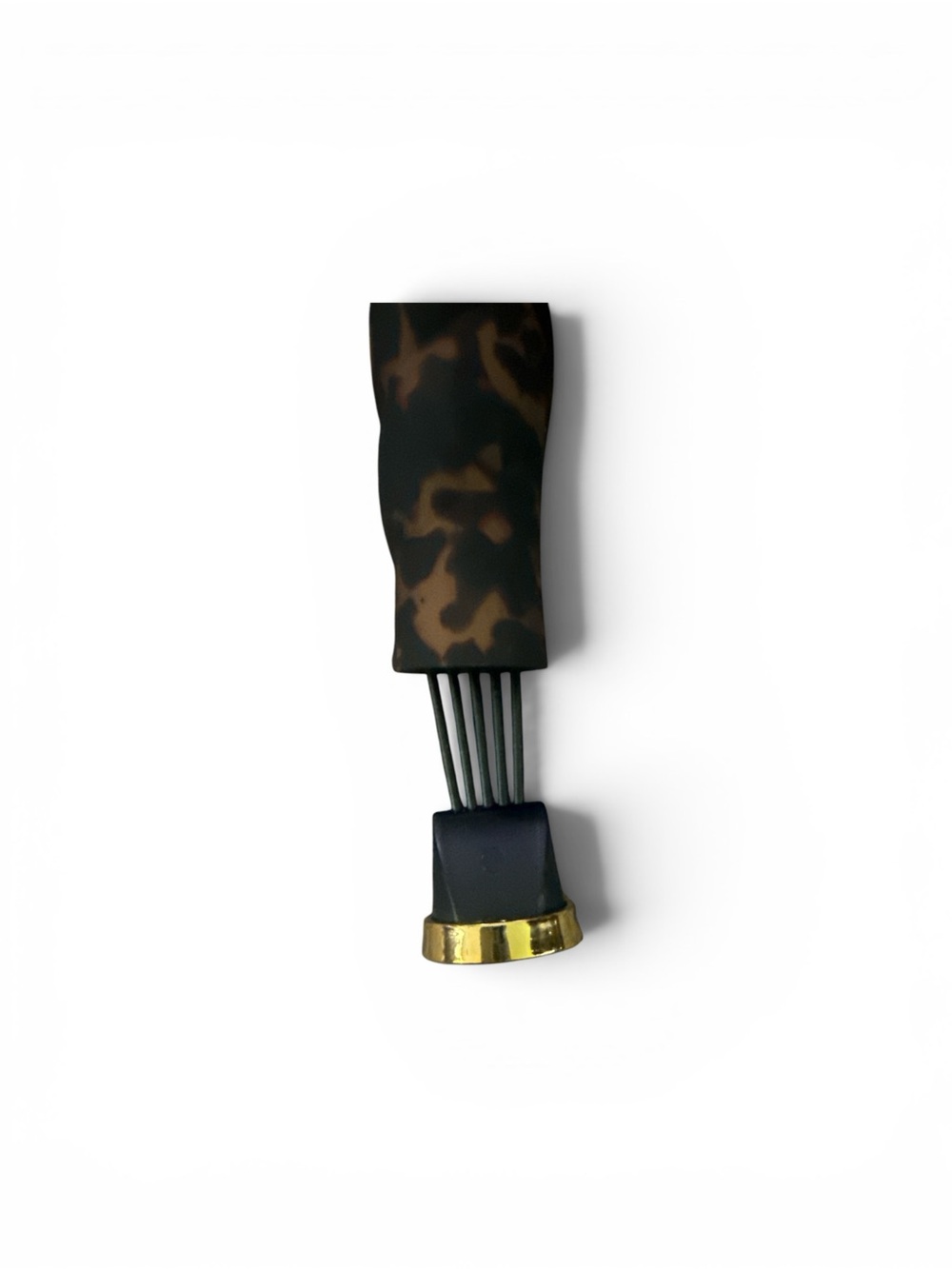 Teleties Tortoiseshell Paddle Hair Brush - Brown with Mirror and Brush Cleaner - Picture 6 of 7